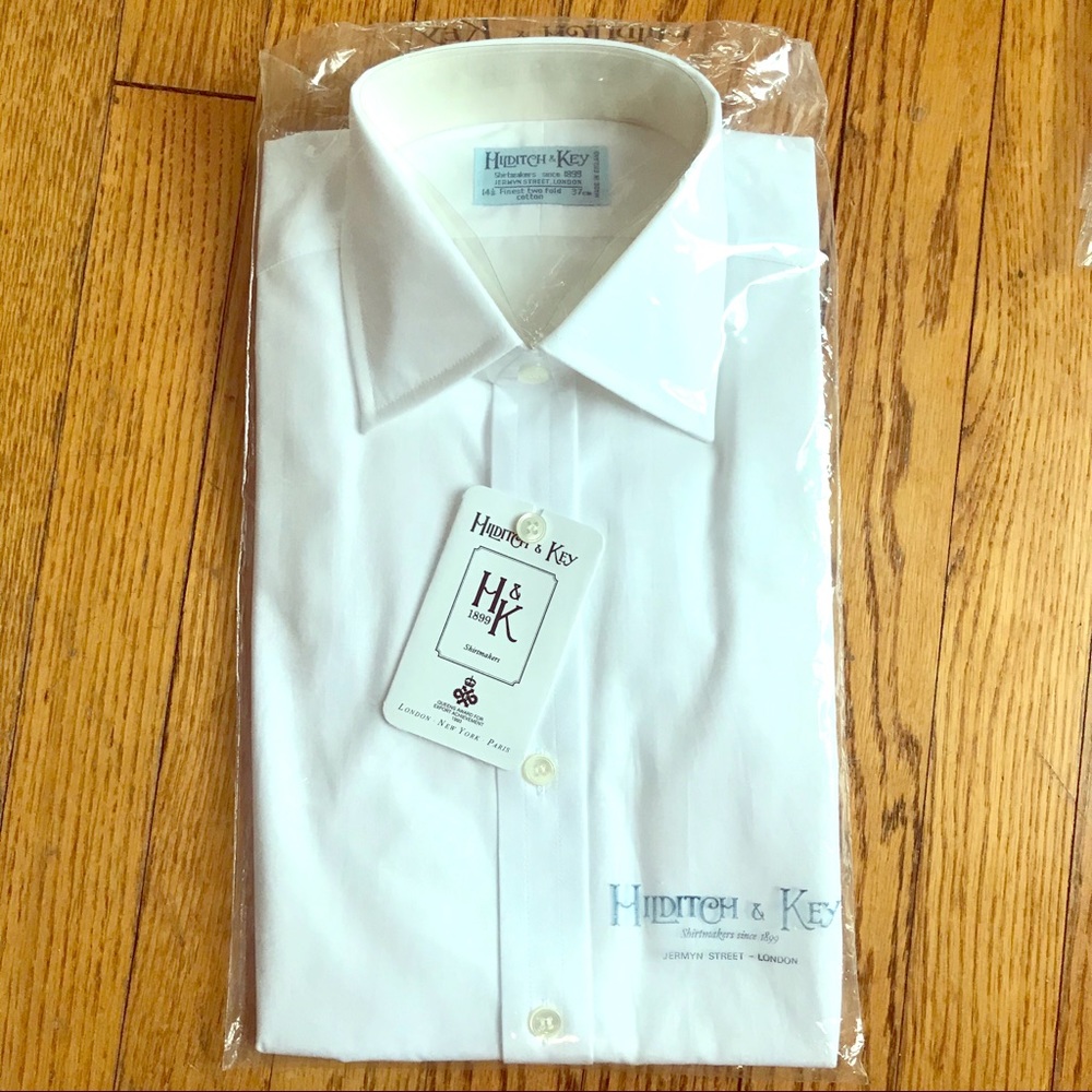 Hilditch & Key Classic Fit 14.5 Men’s Dress Shirt